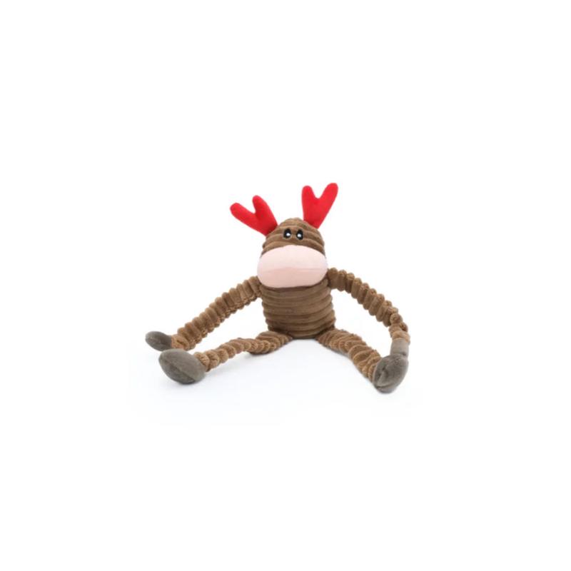 Zippypaws Crinkle Reindeer - Holiday L