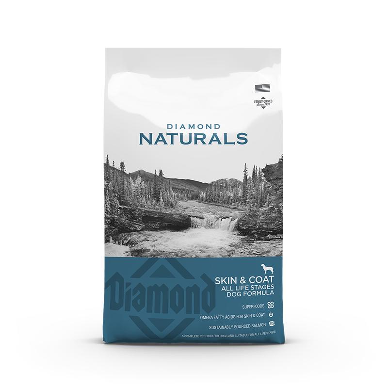 *DONATION TO LOVE THE VOICELESS* Diamond Naturals Dog All Life Stages Skin & Coat Salmon & Potato Formula 15kg