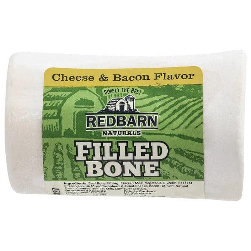 RedBarn Natural Filled Bone; Cheese & Bacon