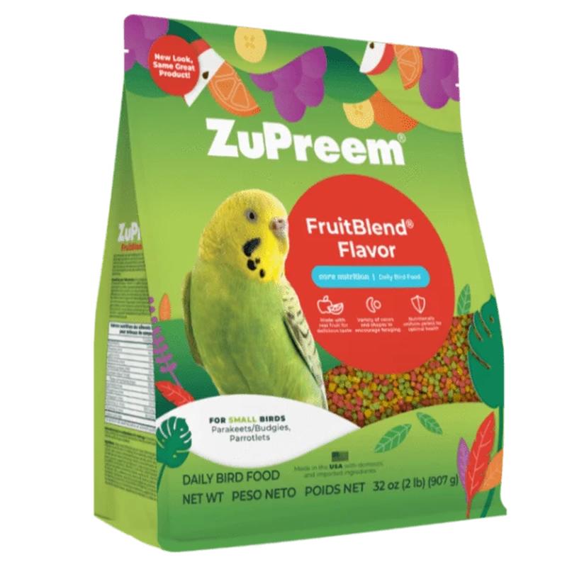 ZuPreem FruitBlend Flavor Bird Food, Small