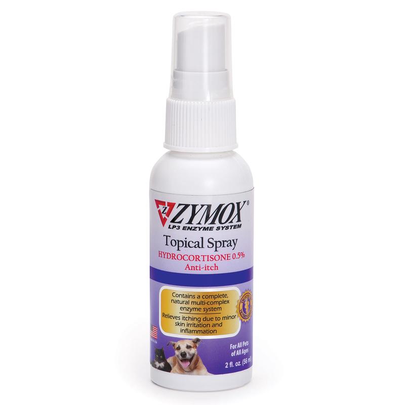 Zymox Topical Spray with 0.5% Hydrocortisone  2 oz