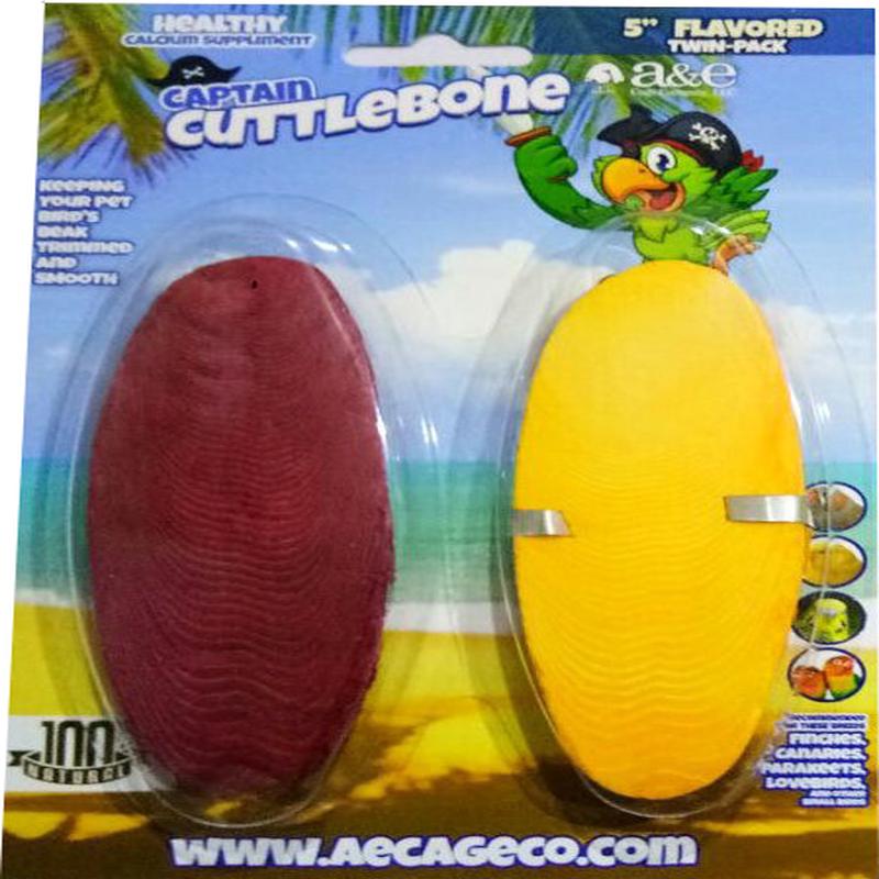 A&E Cage Co Captain Cuttlebone Flavored Cuttlebone 5 Long