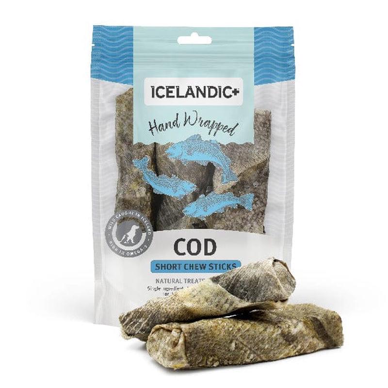 Icelandic+ Hand Wrapped Cod Skin Sticks for Dogs (SPECIAL ORDER ITEM)