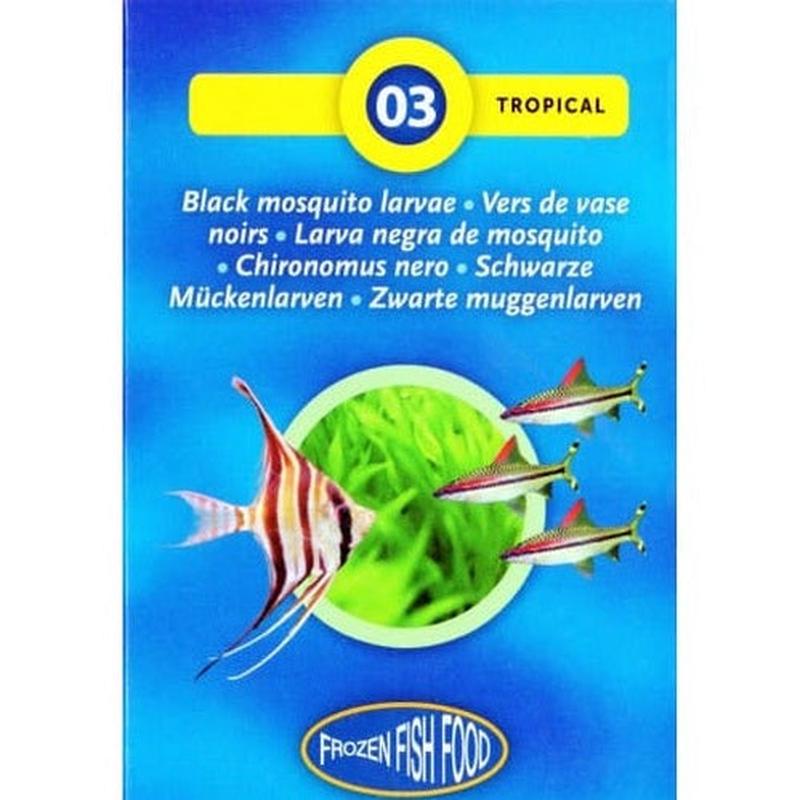 3F- Black mosquito / Vers de vase noir 100g Blister