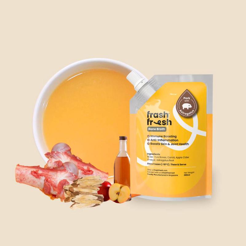 *FROZEN* Frashfresh Dogs & Cats Pork with Astragalus Broth 260ml