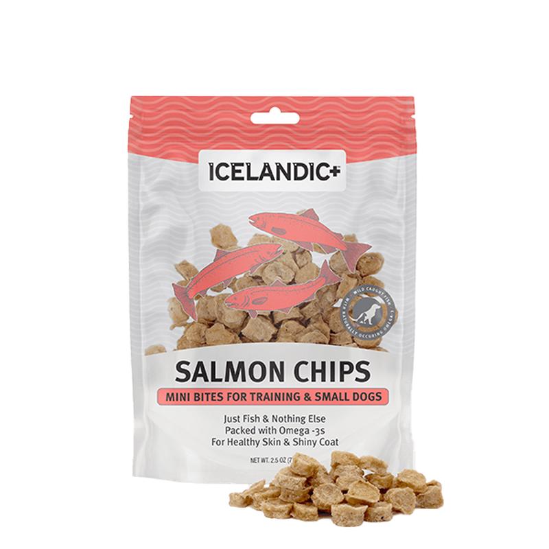 Icelandic+ Salmon Mini Fish Chips Dog Treats (SPECIAL ORDER ITEM)