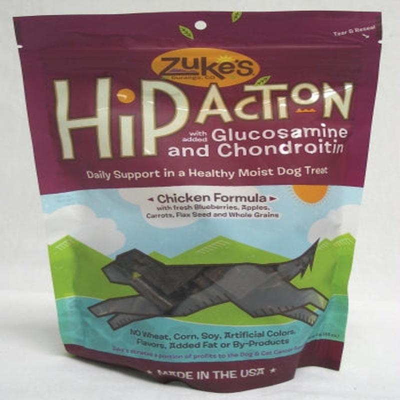 Zuke's Hip Action Roasted Chicken Dog Treats  16 Oz