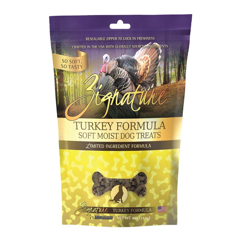Zignature Dog Treats Soft Moist Turkey Formula 113g