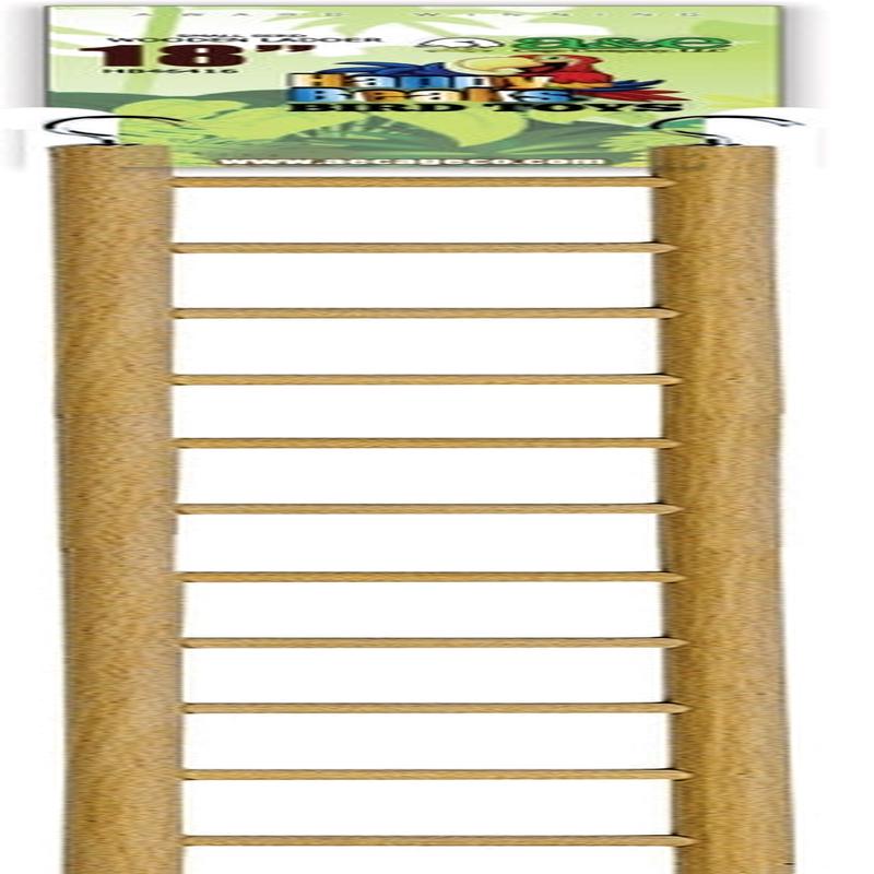 A&E Cage Co 18in 0.5 Diameter Small Ladder Bird Toy