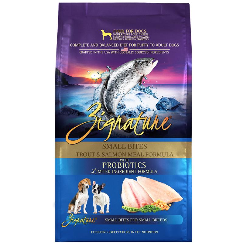 Zignature Dog Trout & Salmon Formula Small Bites 12.5lb