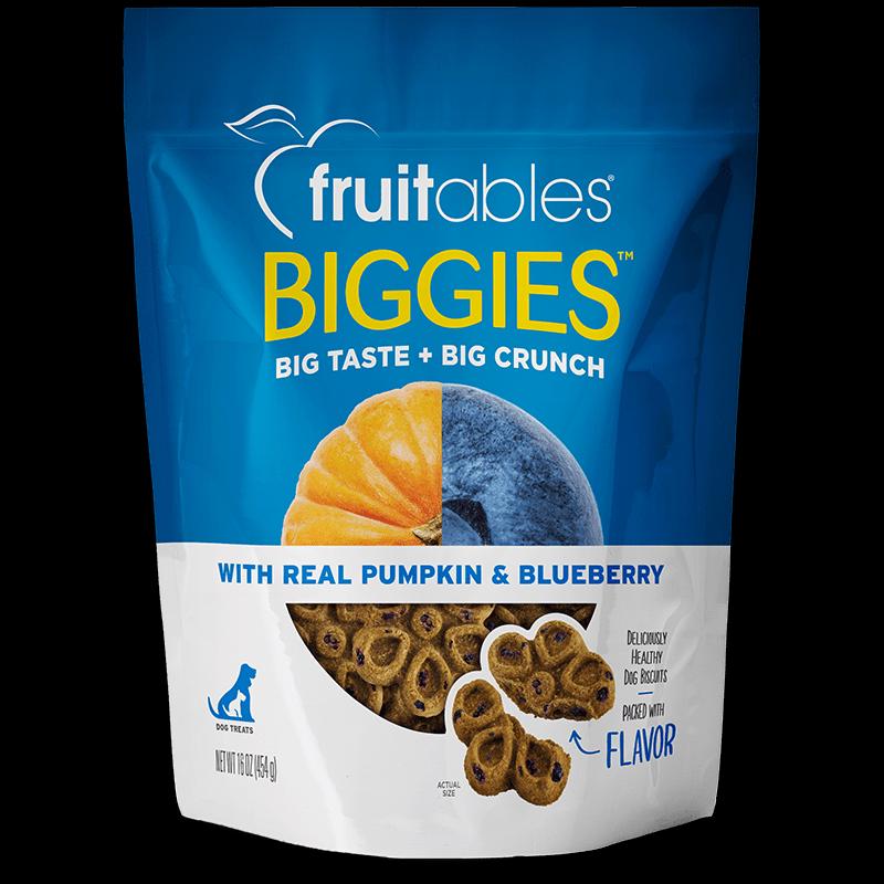Fruitables Biggies Pumpkin & Blueberry Dog Treats