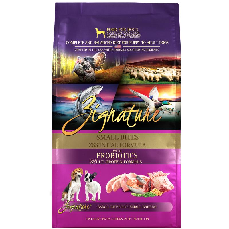 Zignature Dog Zssential Formula Small Bites 12.5lb