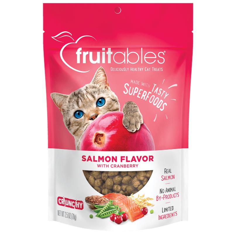 Fruitables Salmon Flavor with Cranberry Cat Treats