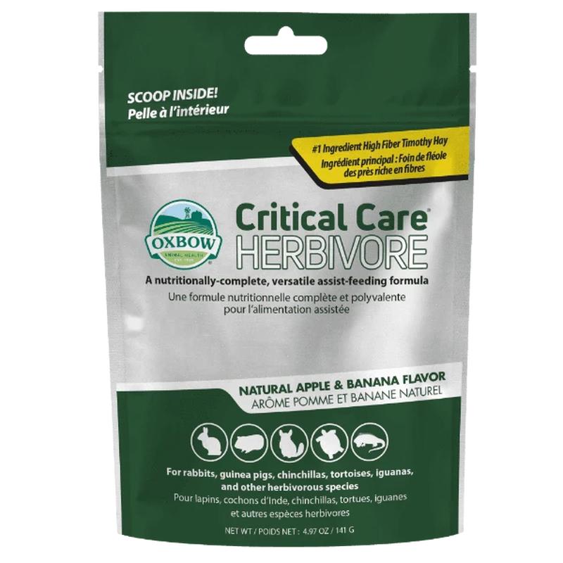 Oxbow Critical Care Herbivore; Apple-Banana