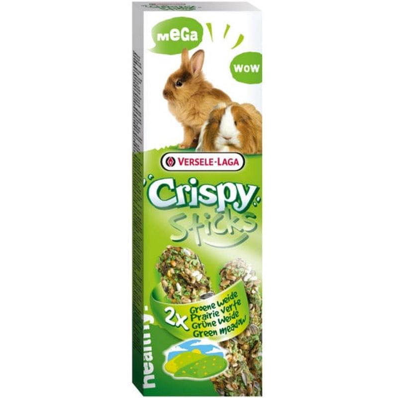 Versele-Laga Crispy Megasticks for Rabbits-Guinea Pigs "Green Meadow" Flavour