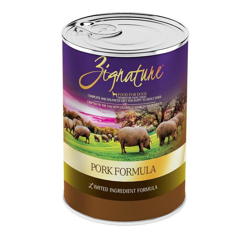 Zignature Dog Canned Food Pork Formula 13oz