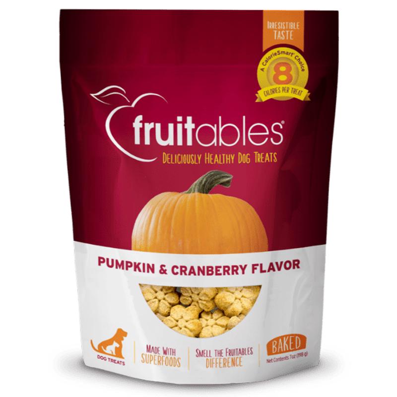 Fruitables Baked Pumpkin & Cranberry Dog Treats
